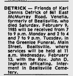 Karl Dennis Detrick 
